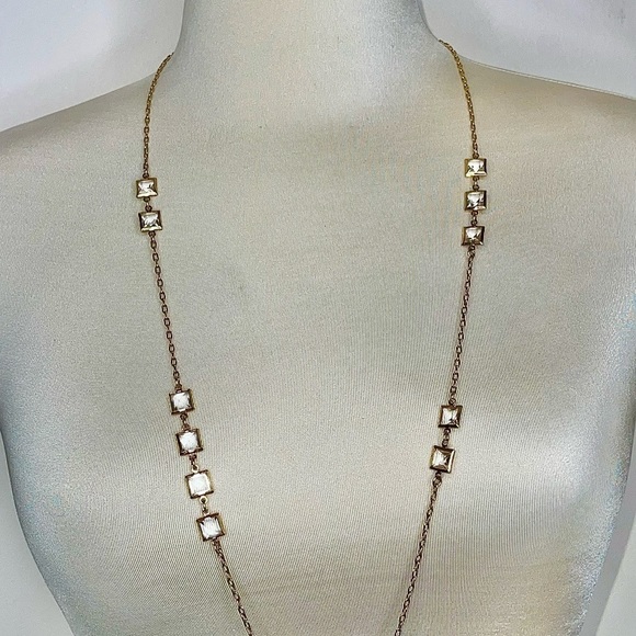Vintage J.Crew Runway Couture Crystal Necklace - Picture 8 of 11